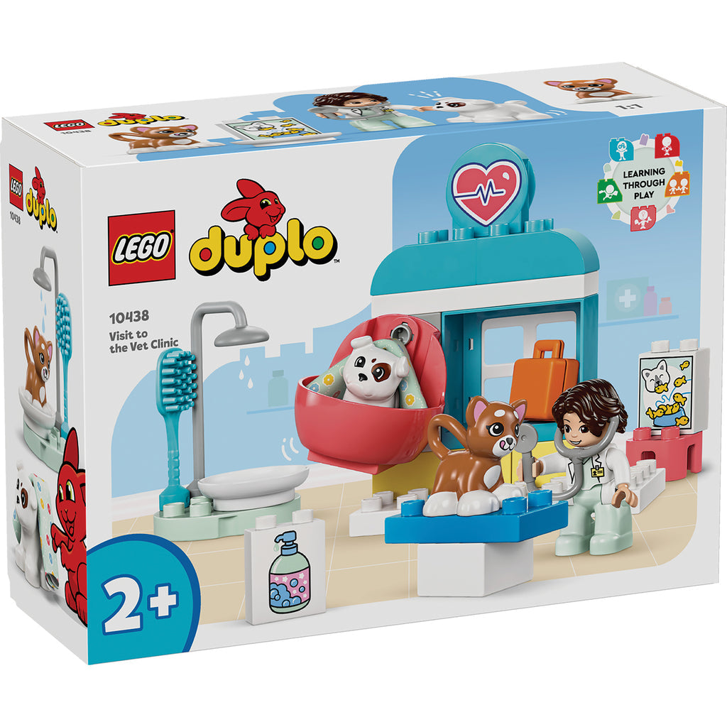LEGO® DUPLO™ Visit to the Vet Clinic - Đồ Chơi Lắp Ráp Trạm Thú Y Cho Bé - LEGO 10438 - Hình ảnh sản phẩm
