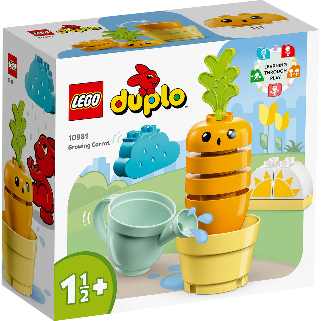 LEGO® DUPLO™ Growing Carrot Đồ chơi lắp ráp Củ cà rốt phát triển LEGO 10981 - Hình ảnh sản phẩm