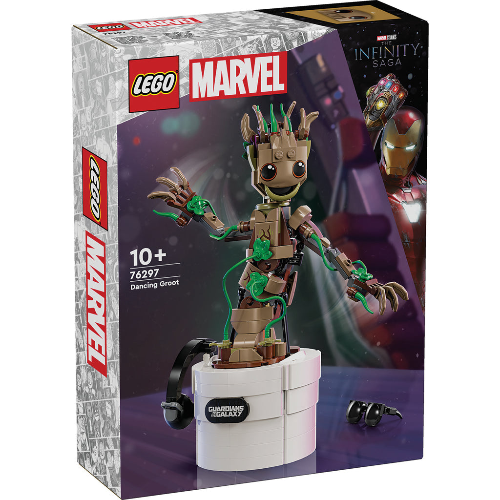 LEGO® Marvel Dancing Groot Mô Hình Groot Nhảy Múa Đồ Chơi Lắp Ráp LEGO 76297 - Hình ảnh sản phẩm