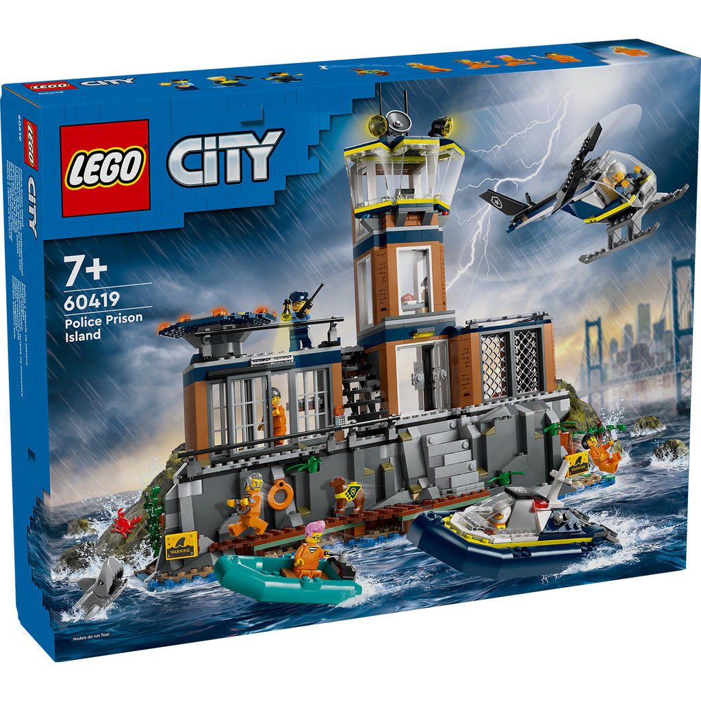 LEGO® City Police Prison Island - Đồ chơi lắp ráp Đảo Nhà Tù Cảnh Sát - LEGO 60419 - Hình ảnh sản phẩm