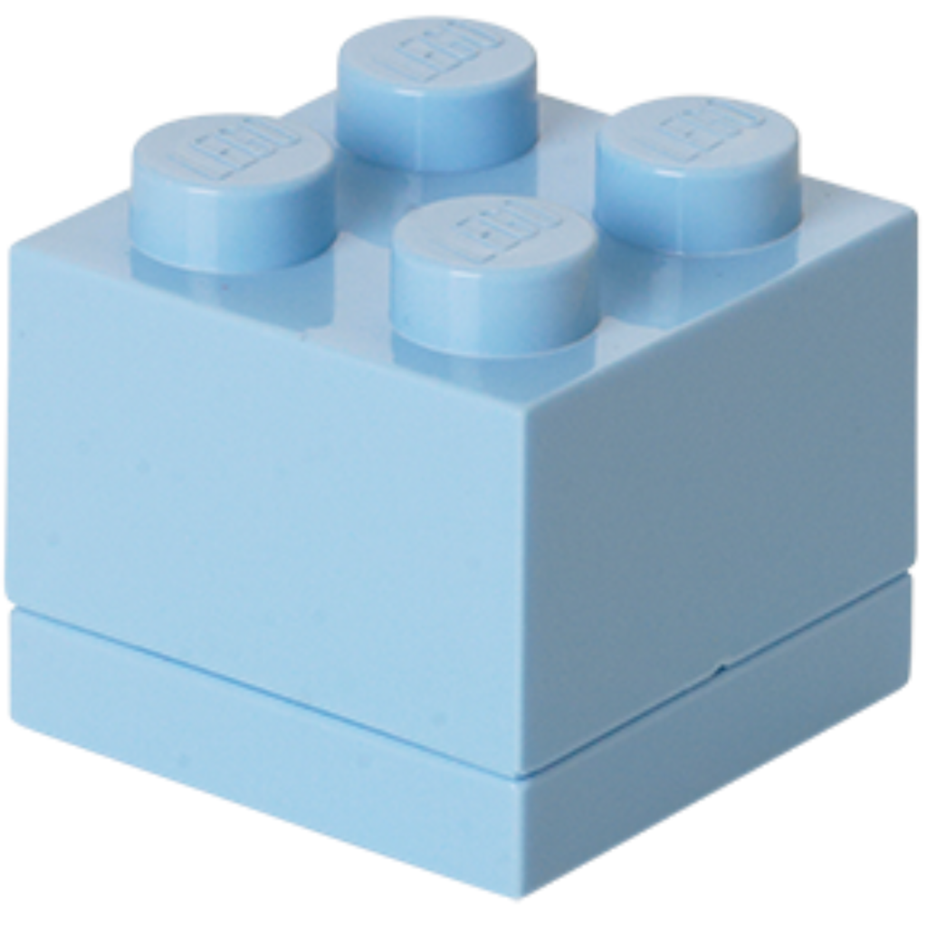 LEGO Mini Box 4 - Light Royal Blue - Hộp Đựng Đồ Ăn Nhẹ & Phụ Kiện - LEGO - Hình ảnh sản phẩm