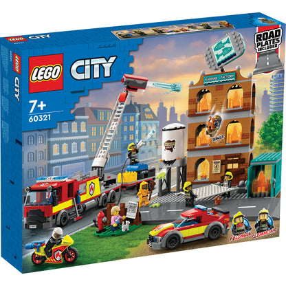 LEGO® City Fire Brigade - Bộ Đồ Chơi Lắp Ráp Lữ Đoàn Cứu Hỏa - LEGO 60321 - Hình ảnh sản phẩm