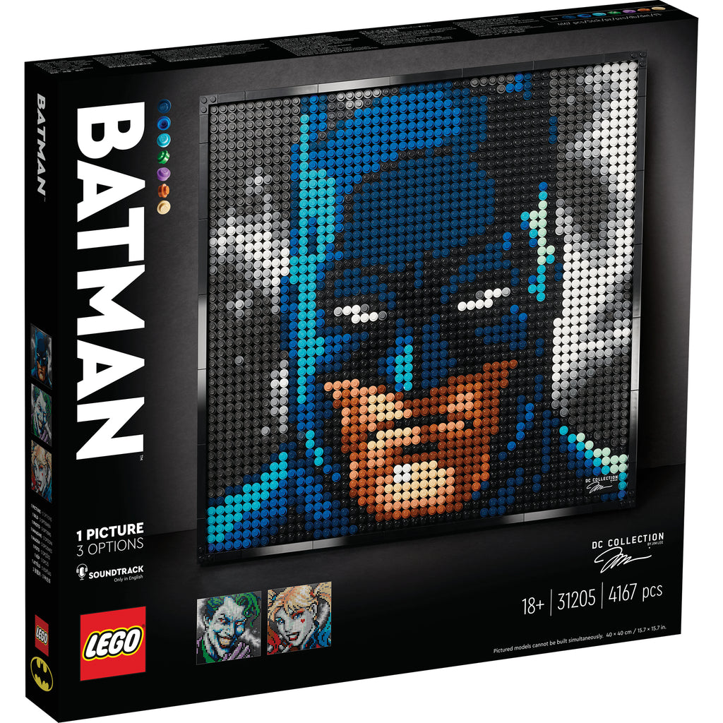LEGO® Art Jim Lee Batman™ Collection - Bộ Lắp Ráp Tranh Nghệ Thuật 3 Trong 1 - LEGO 31205 - Hình ảnh sản phẩm