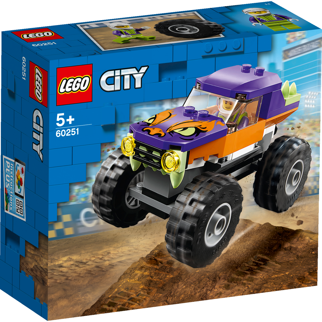 LEGO® City Monster Truck - Đồ Chơi Lắp Ráp Xe Tải Quái Vật - LEGO 60251 - Hình ảnh sản phẩm