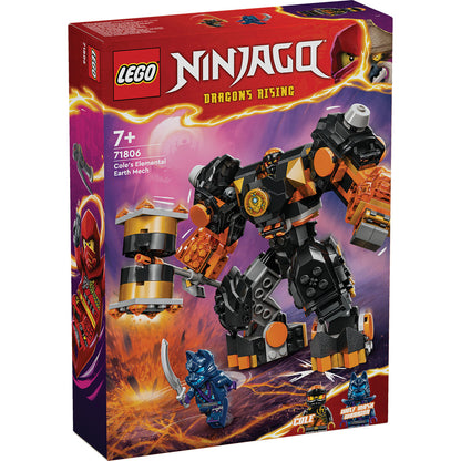 LEGO® NINJAGO® Cole’s Elemental Earth Mech - Robot Nguyên Tố Đất Của Cole - LEGO 71806 - Hình ảnh sản phẩm