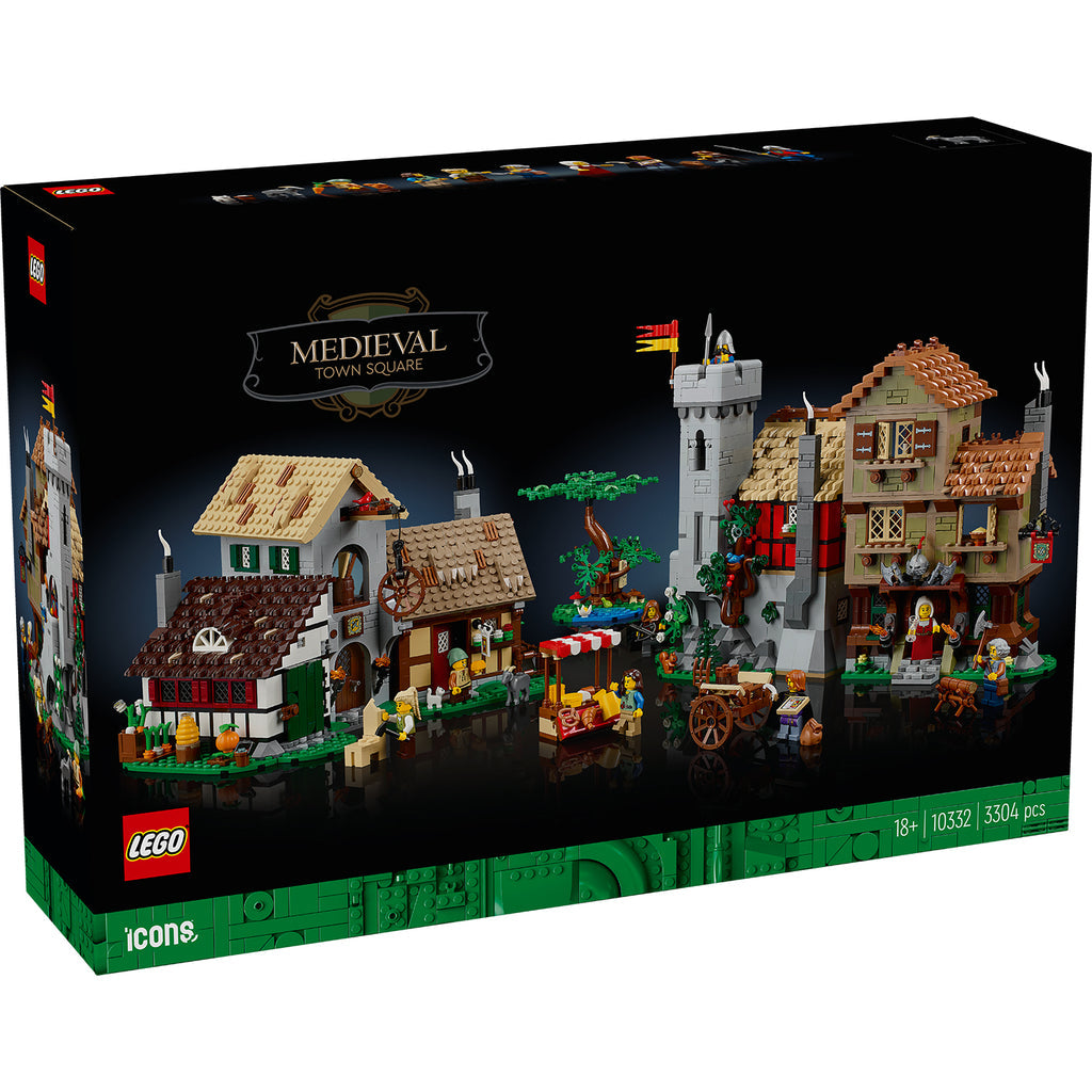 LEGO® ICONS™ Medieval Town Square - Mô hình Quảng trường Trung cổ - LEGO 10332 - Hình ảnh sản phẩm