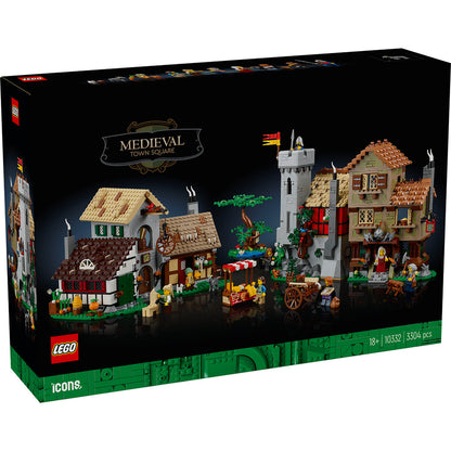 LEGO® ICONS™ Medieval Town Square - Mô hình Quảng trường Trung cổ - LEGO 10332 - Hình ảnh sản phẩm