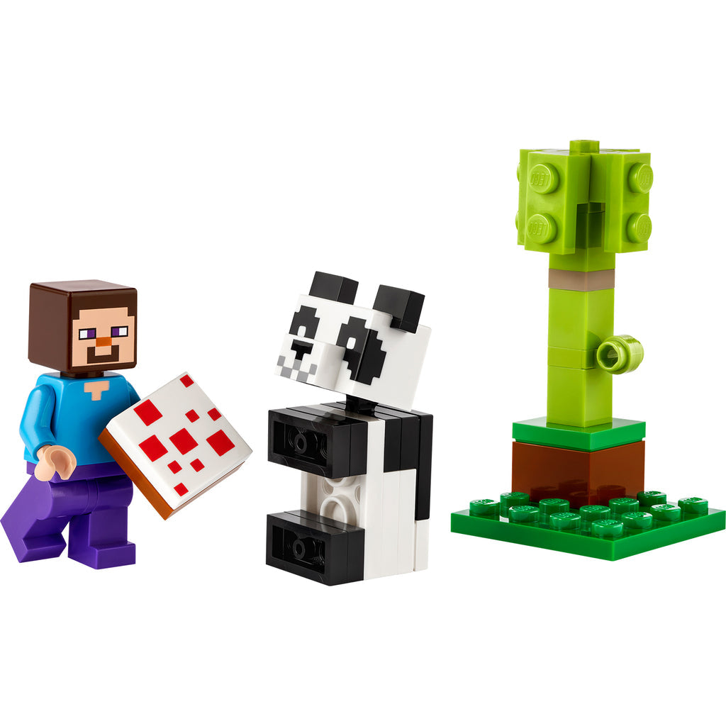 LEGO® Minecraft® Steve and Baby Panda - Đồ chơi lắp ráp Polybag 30672 - Hình ảnh sản phẩm