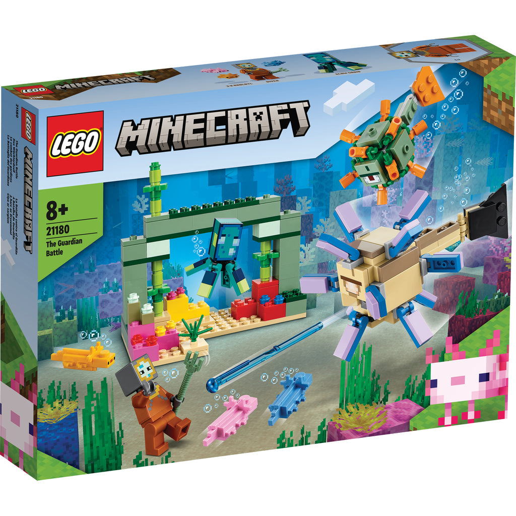 LEGO® Minecraft® The Guardian Battle (21180) Đồ Chơi Lắp Ráp Đại Dương LEGO - Hình ảnh sản phẩm