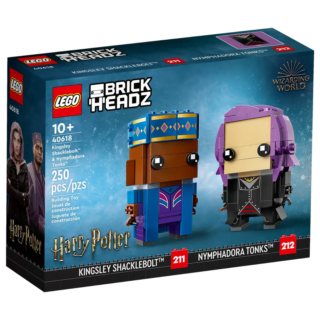 LEGO® BrickHeadz™ Kingsley Shacklebolt™ & Nymphadora Tonks™ Bộ Đồ Chơi Lắp Ráp Harry Potter 40618 - Hình ảnh sản phẩm