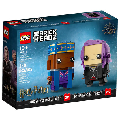 LEGO® BrickHeadz™ Kingsley Shacklebolt™ & Nymphadora Tonks™ Bộ Đồ Chơi Lắp Ráp Harry Potter 40618 - Hình ảnh sản phẩm