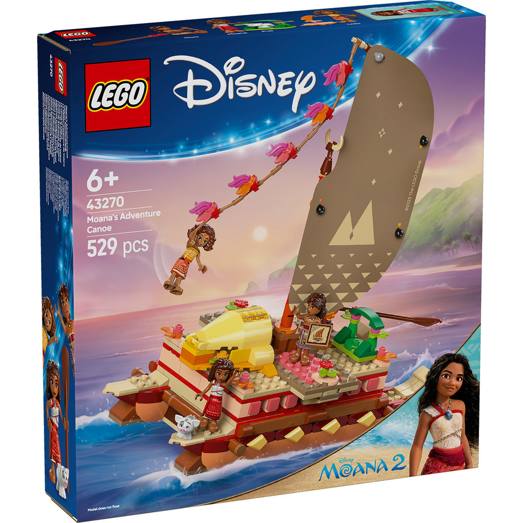 LEGO® Disney™ Moana's Adventure Canoe - Bộ Lắp Ráp Thuyền Phiêu Lưu Moana (43270) - Hình ảnh sản phẩm