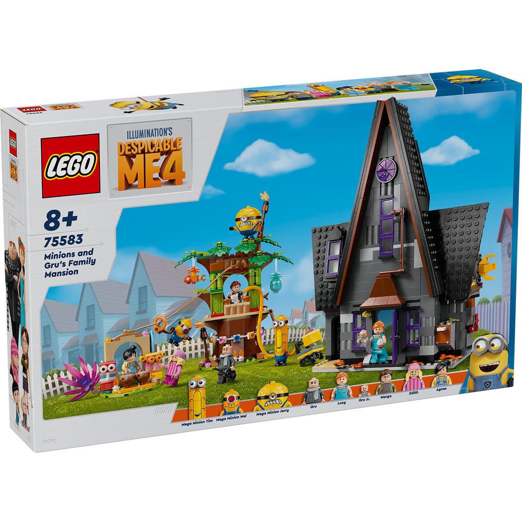 LEGO® Despicable Me 4 Minions and Gru's Family Mansion - Bộ Đồ Chơi Lắp Ráp Biệt Thự Gia Đình Gru - LEGO 75583 - Hình ảnh sản phẩm