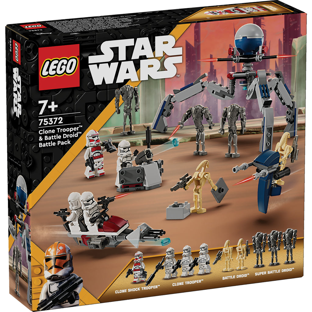 LEGO® Star Wars™ Clone Trooper™ & Battle Droid™ Battle Pack - Bộ Đồ Chơi Lắp Ráp Trận Chiến LEGO 75372 - Hình ảnh sản phẩm