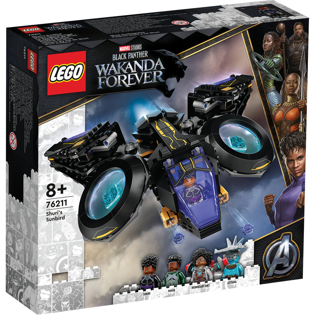 LEGO® Marvel Shuris Sunbird - Đồ Chơi Lắp Ráp Máy Bay Black Panther LEGO 76211 - Hình ảnh sản phẩm