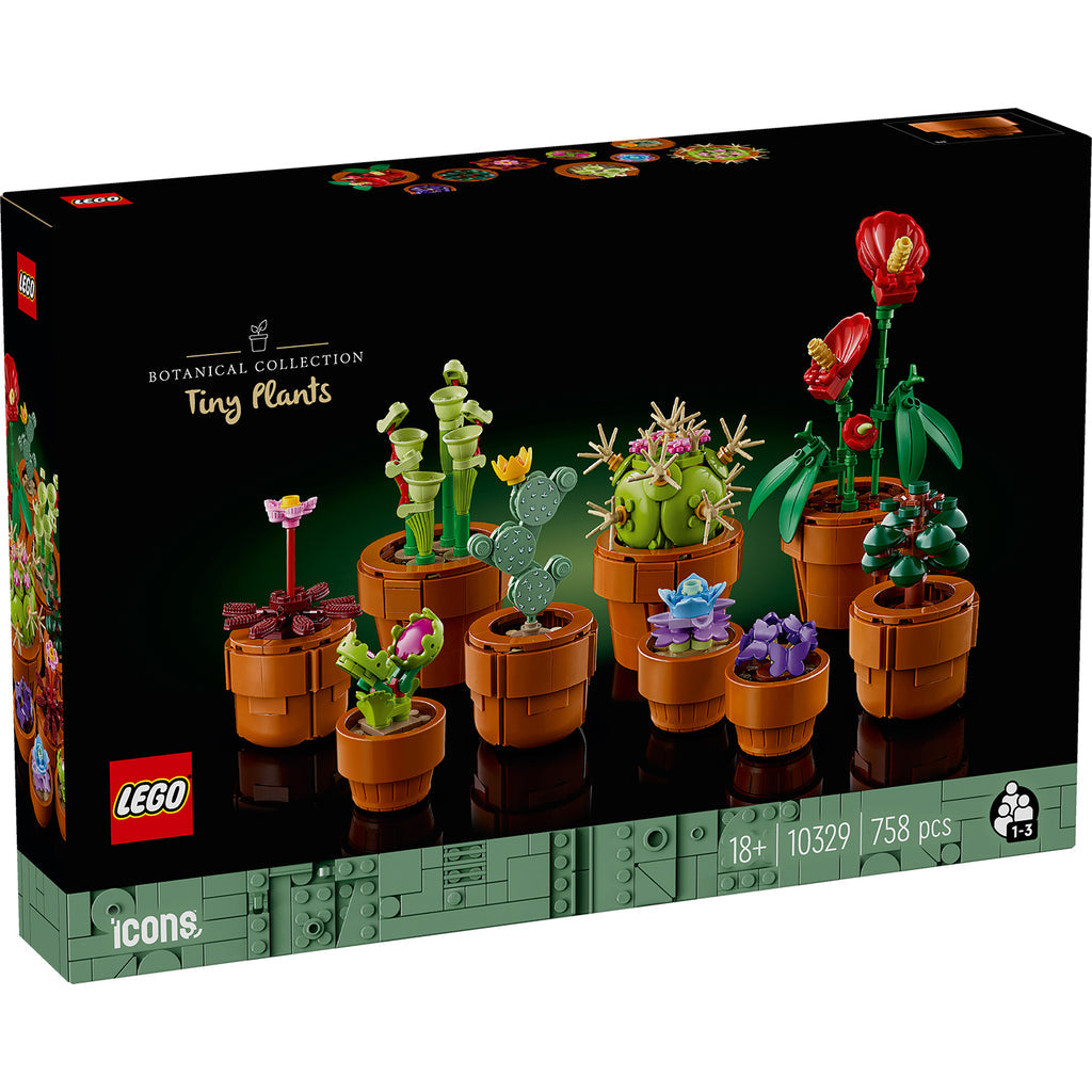 LEGO® ICONS™ Tiny Plants - Bộ Lắp Ráp Chậu Cây Cảnh Mini - LEGO 10329 - Hình ảnh sản phẩm