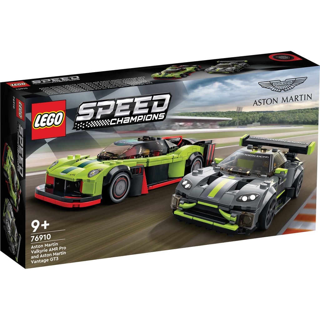 LEGO® Speed Champions Aston Martin Valkyrie AMR Pro and Aston Martin Vantage GT3 - Bộ đồ chơi lắp ráp siêu xe đua LEGO 76910 - Hình ảnh sản phẩm