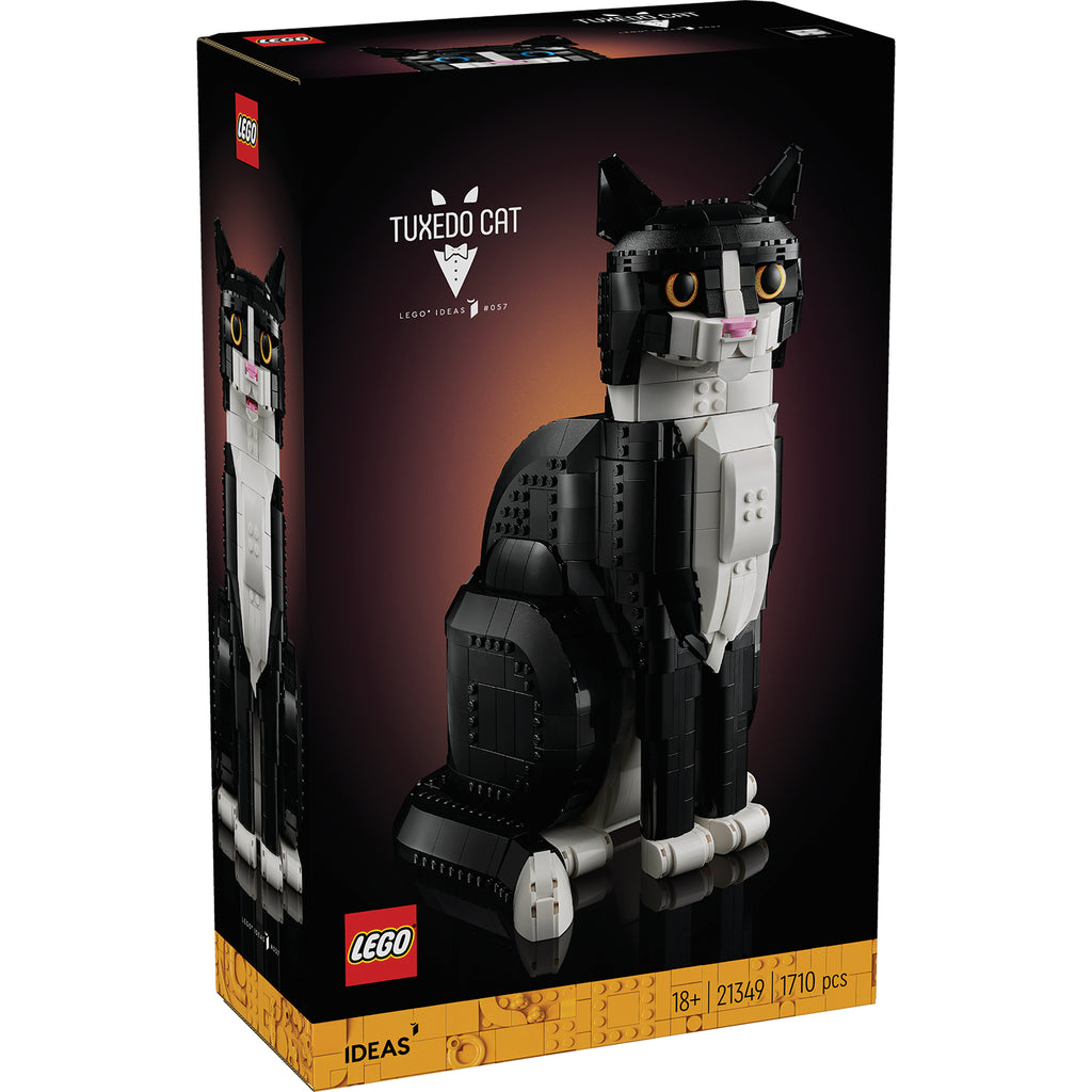 LEGO® Ideas Tuxedo Cat - Mô hình Mèo Đen Trắng Lắp Ráp - LEGO 21349 - Hình ảnh sản phẩm