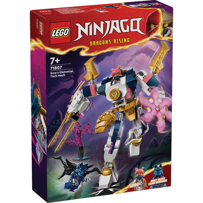LEGO® NINJAGO® Sora’s Elemental Tech Mech - Đồ Chơi Lắp Ráp Robot Công Nghệ Nguyên Tố - LEGO 71807 - Hình ảnh sản phẩm