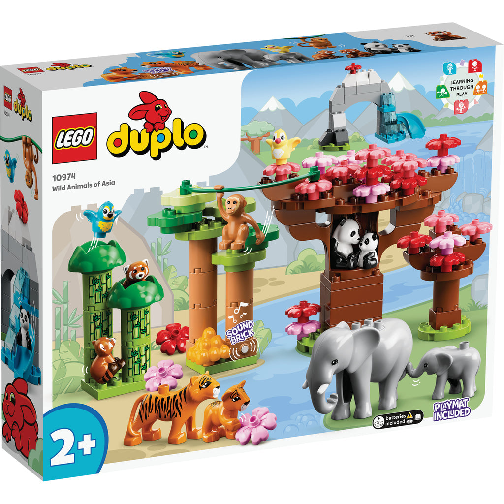 LEGO® DUPLO™ Wild Animals of Asia - Đồ Chơi Lắp Ráp Động Vật Hoang Dã Châu Á - LEGO 10974 - Hình ảnh sản phẩm