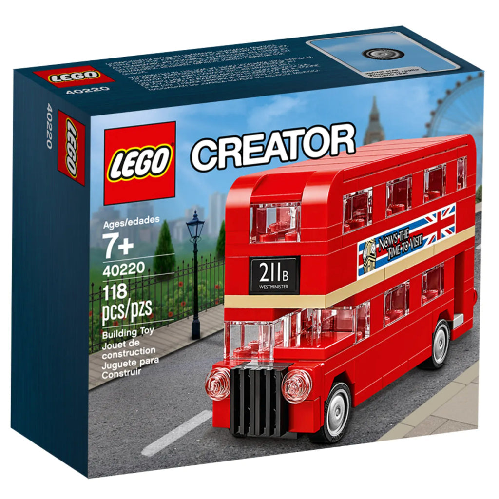 LEGO® Creator London Bus - Mô Hình Xe Buýt 2 Tầng London - LEGO 40220 - Hình ảnh sản phẩm