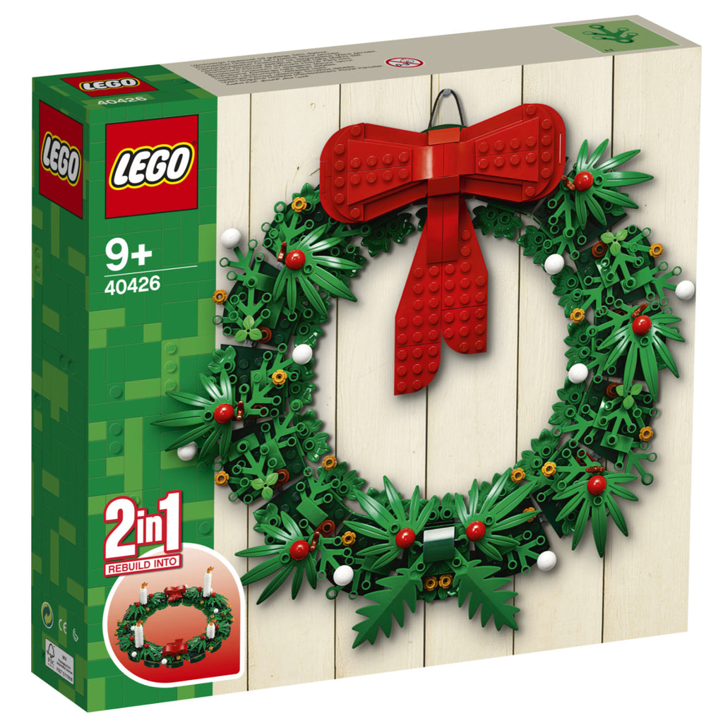 LEGO® Christmas Wreath 2-in-1 - Vòng hoa Giáng sinh 2 trong 1 - LEGO 40426 - Hình ảnh sản phẩm