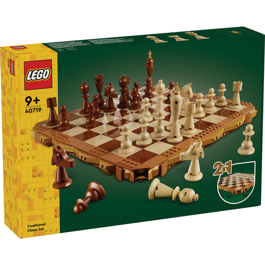 LEGO® Traditional Chess Set - Bộ Cờ Vua Truyền Thống 2-trong-1 - LEGO 40719
