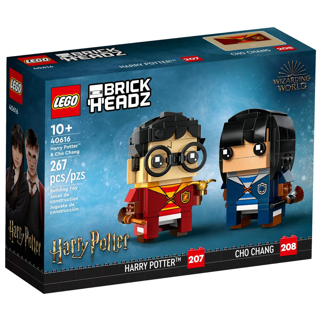 LEGO® BrickHeadz™ Harry Potter™ & Cho Chang - Bộ lắp ráp nhân vật Quidditch LEGO 40616 - Hình ảnh sản phẩm