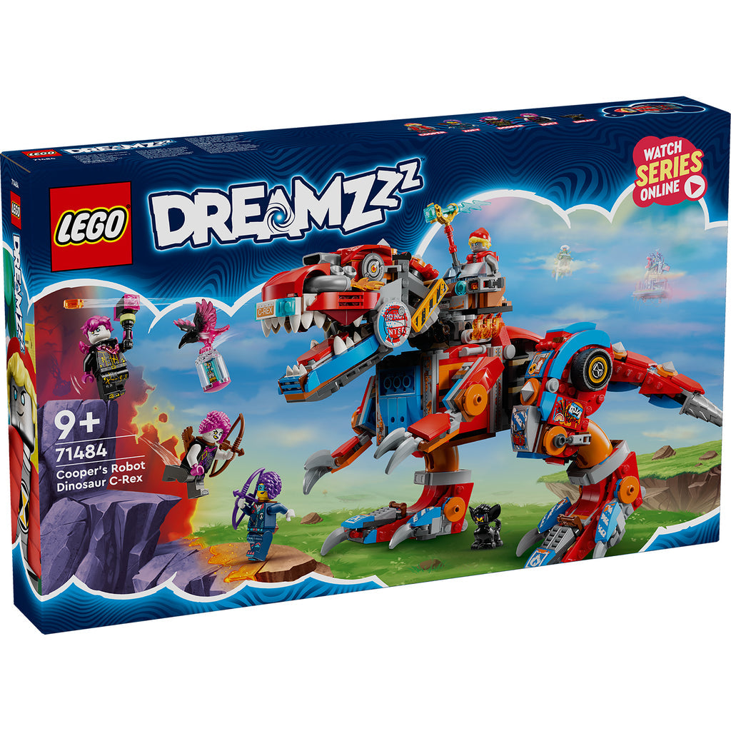 LEGO® DREAMZzz™ Cooper’s Robot Dinosaur C-Rex - Bộ Đồ Chơi Lắp Ráp Khủng Long Robot 2 Trong 1 - LEGO 71484 - Hình ảnh sản phẩm