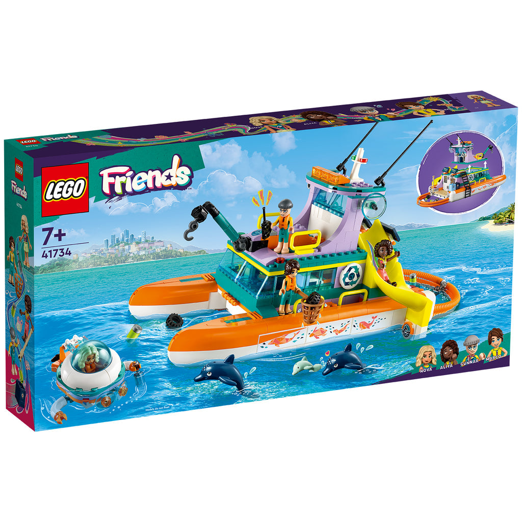 LEGO® Friends™ Sea Rescue Boat - Đồ chơi lắp ráp Tàu Cứu Hộ Biển - LEGO 41734 - Hình ảnh sản phẩm
