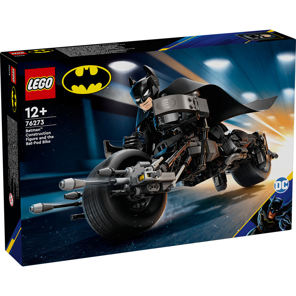 LEGO® DC Batman™: Batman Construction Figure & the Bat-Pod Bike - Mô Hình Lắp Ráp Siêu Anh Hùng Batman & Xe Bat-Pod - LEGO 76273 - Hình ảnh sản phẩm