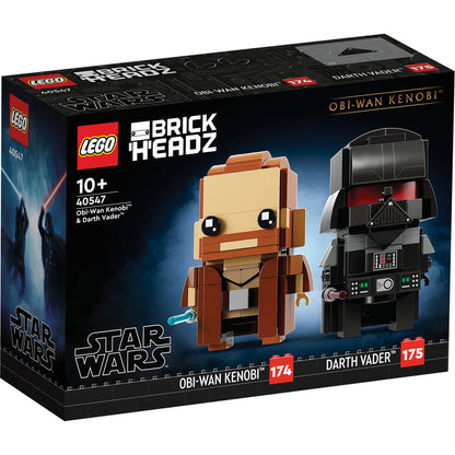 LEGO® BrickHeadz™ Obi-Wan Kenobi™ & Darth Vader™ - Mô hình lắp ráp nhân vật Star Wars - LEGO 40547 - Hình ảnh sản phẩm