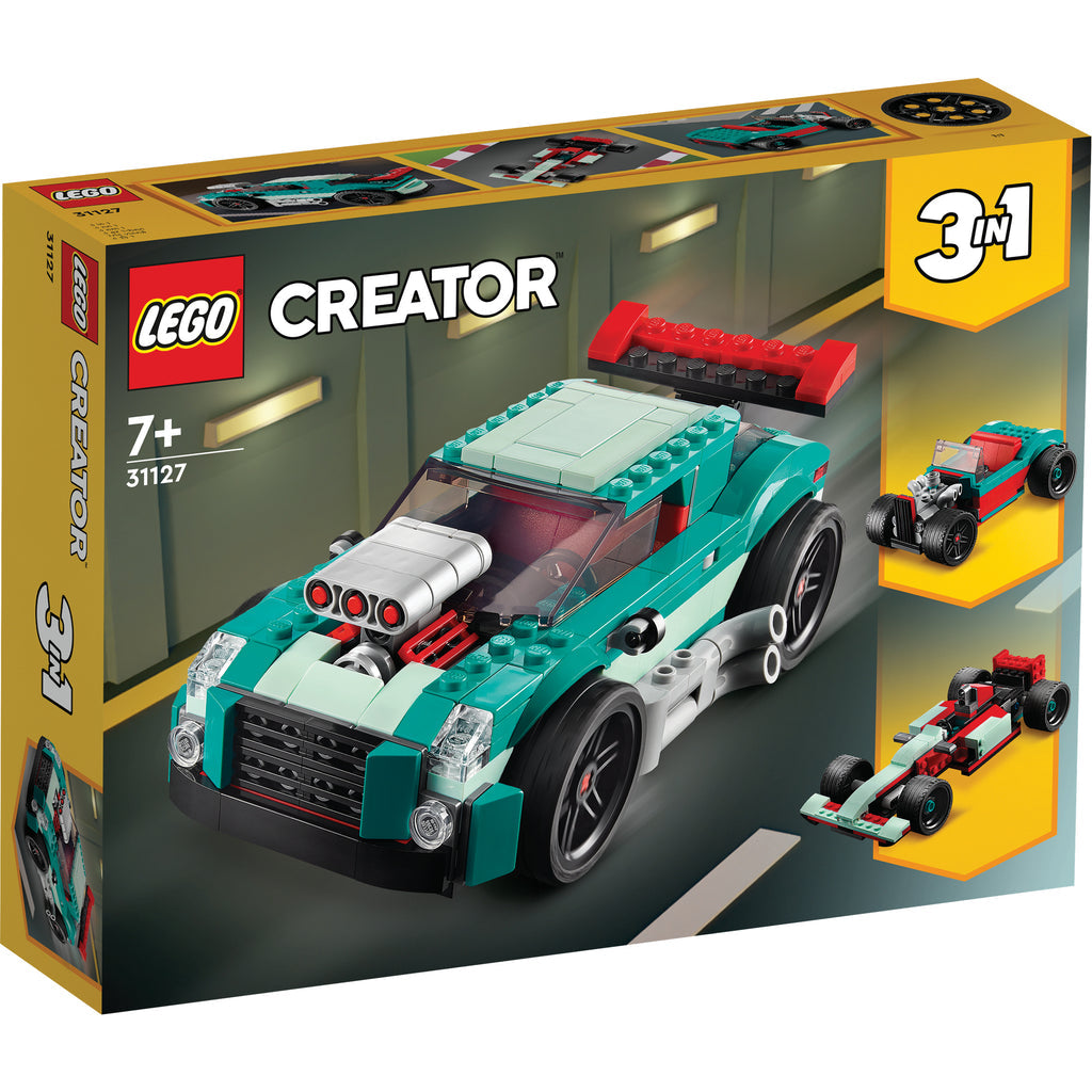 LEGO® Creator 3-in-1 Street Racer - Đồ Chơi Lắp Ráp Xe Đua Đường Phố - LEGO 31127 - Hình ảnh sản phẩm