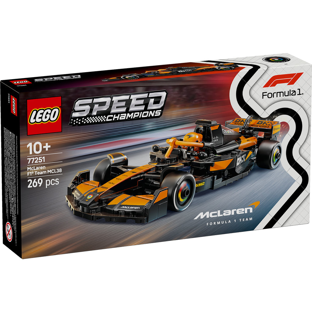 LEGO® Speed Champions - McLaren F1® Team MCL38 Race Car Mô Hình Xe Đua Công Thức 1 (F1) Đồ Chơi Lắp Ráp - Hình ảnh sản phẩm