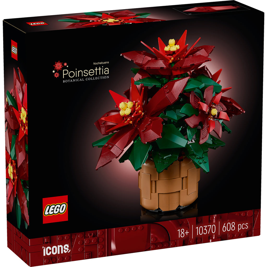 LEGO® ICONS™ Poinsettia - Mô Hình Hoa Trạng Nguyên LEGO 10370 - Hình ảnh sản phẩm