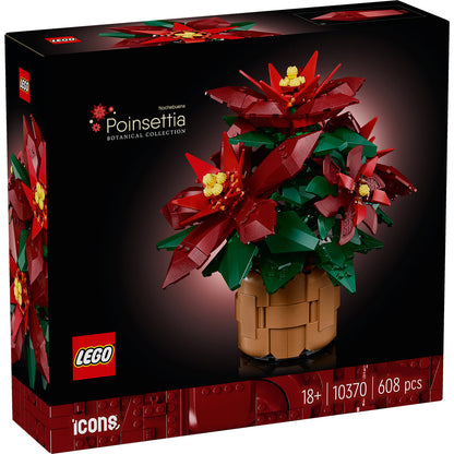 LEGO® ICONS™ Poinsettia - Mô Hình Hoa Trạng Nguyên LEGO 10370 - Hình ảnh sản phẩm