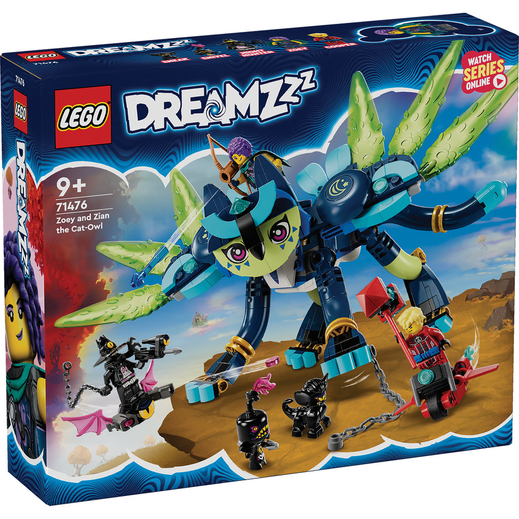 LEGO® DREAMZzz™ Zoey and Zian the Cat-Owl - Bộ Lắp Ráp Sinh Vật Huyền Bí LEGO 71476 - Hình ảnh sản phẩm