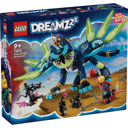 LEGO® DREAMZzz™ Zoey and Zian the Cat-Owl - Bộ Lắp Ráp Sinh Vật Huyền Bí LEGO 71476 - Hình ảnh sản phẩm