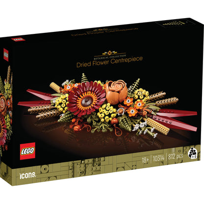 LEGO® ICONS™ Dried Flower Centerpiece Bộ Lắp Ráp Hoa Khô Trang Trí LEGO 10314 - Hình ảnh sản phẩm