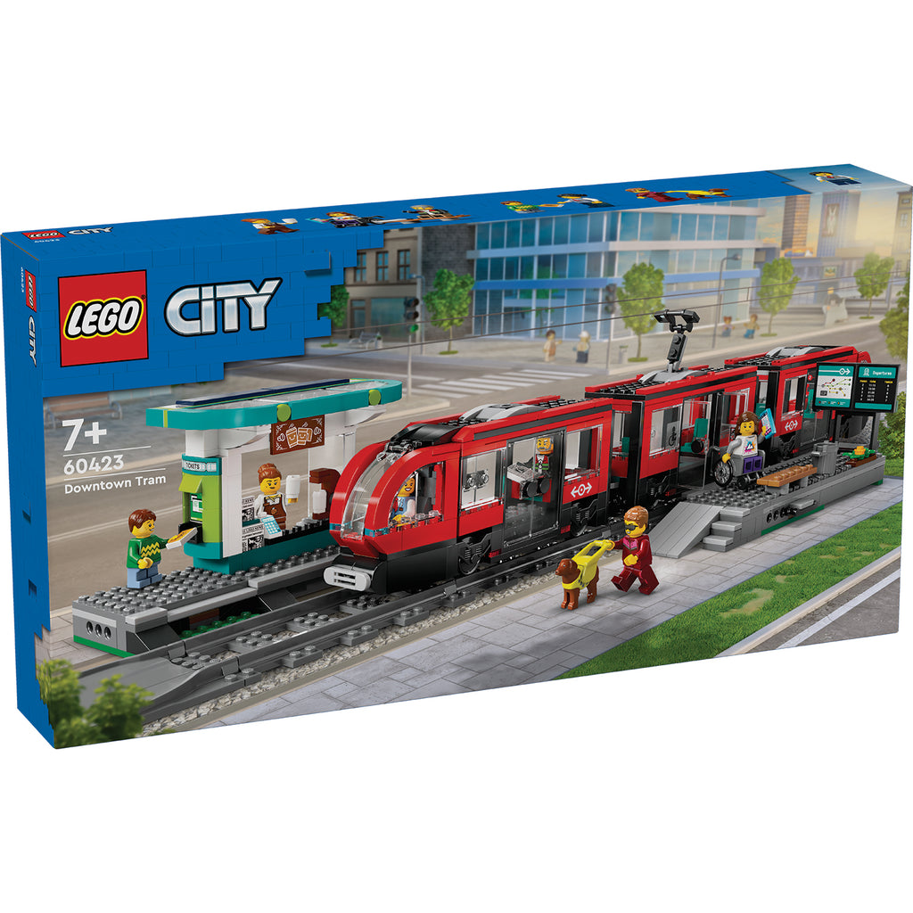 LEGO® City Downtown Tram and Station - Xe Điện Và Nhà Ga Trung Tâm - LEGO 60423 - Hình ảnh sản phẩm