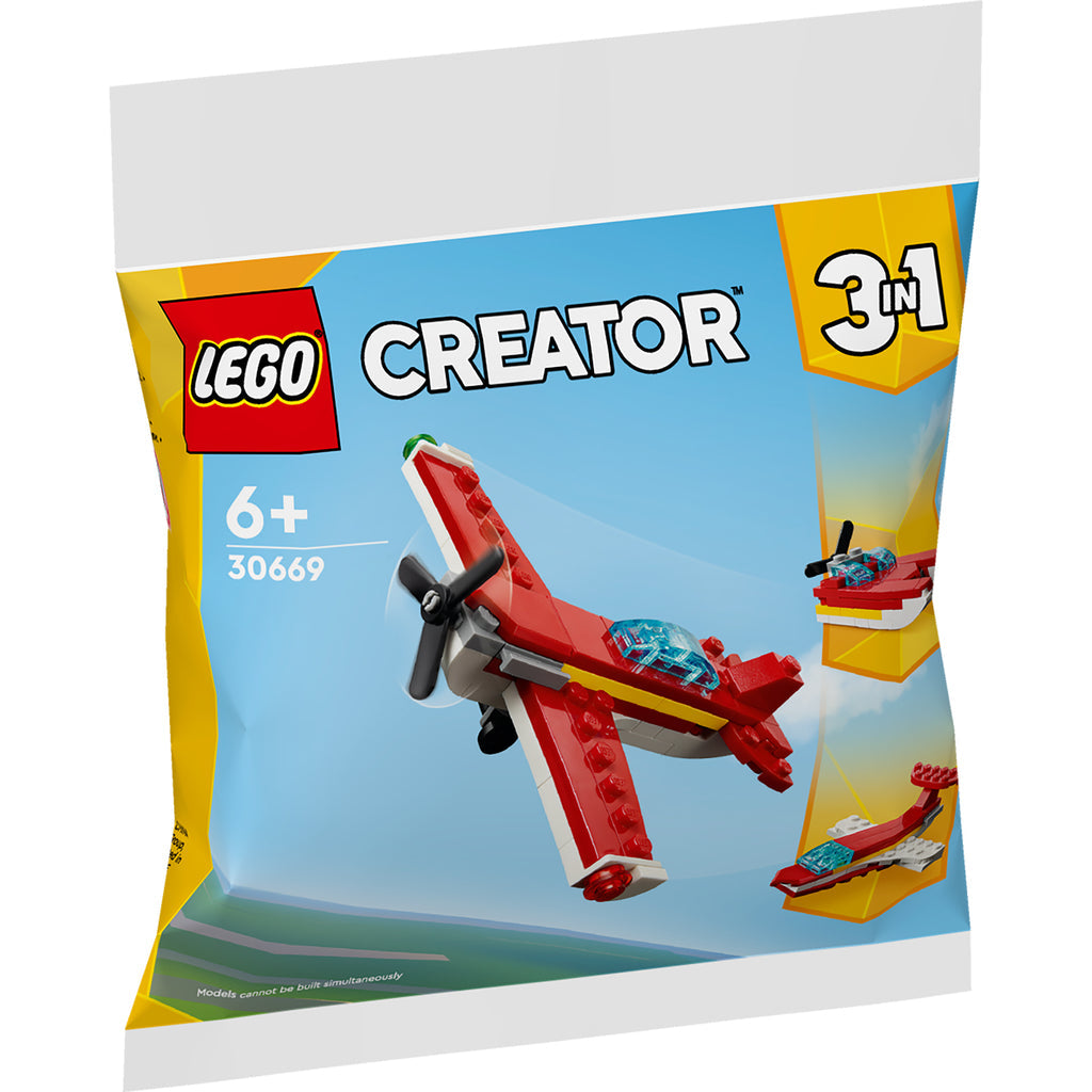 LEGO® Creator 3-in-1 Iconic Red Plane - Bộ Lắp Ráp Máy Bay Đỏ 3 Trong 1 - 30669 - Hình ảnh sản phẩm