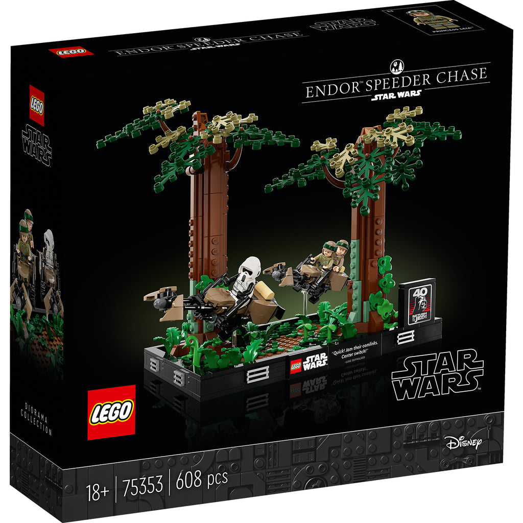 LEGO® Star Wars™ Endor™ Speeder Chase Diorama - Mô hình lắp ráp Diorama trưng bày - LEGO 75353 - Hình ảnh sản phẩm