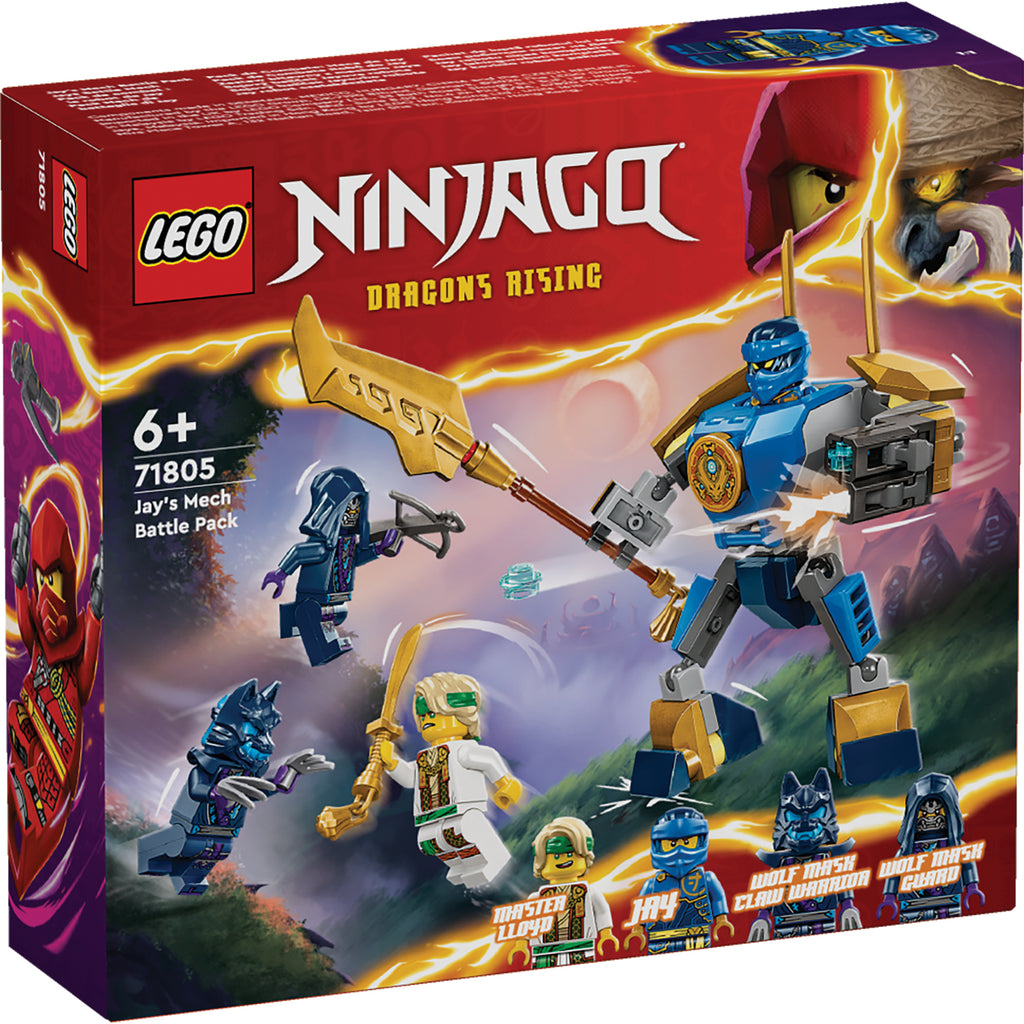 LEGO® NINJAGO® Jay’s Mech Battle Pack - Bộ Đồ Chơi Lắp Ráp Robot Ninja Jay (71805) - Hình ảnh sản phẩm