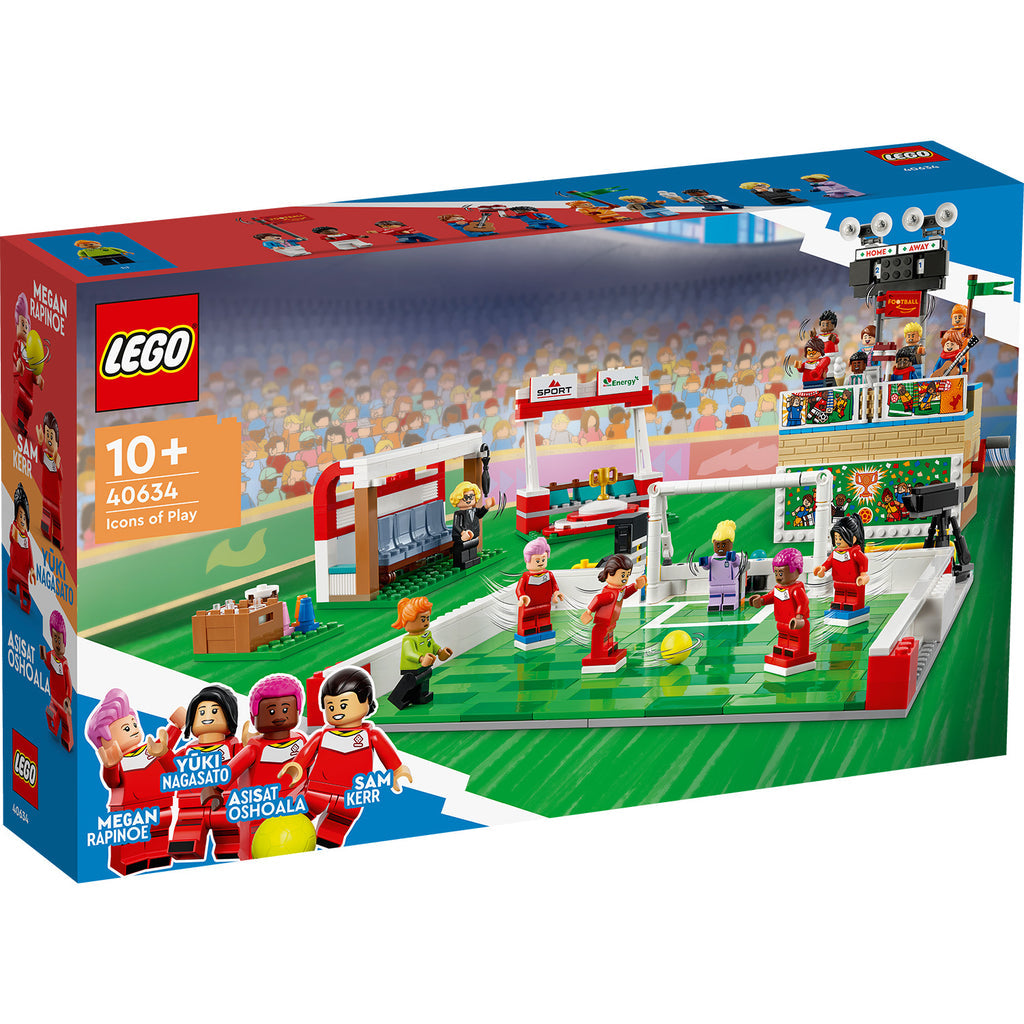 LEGO® Icons of Play - Bộ Lắp Ráp Sân Bóng Đá Thể Thao - LEGO 40634 - Hình ảnh sản phẩm