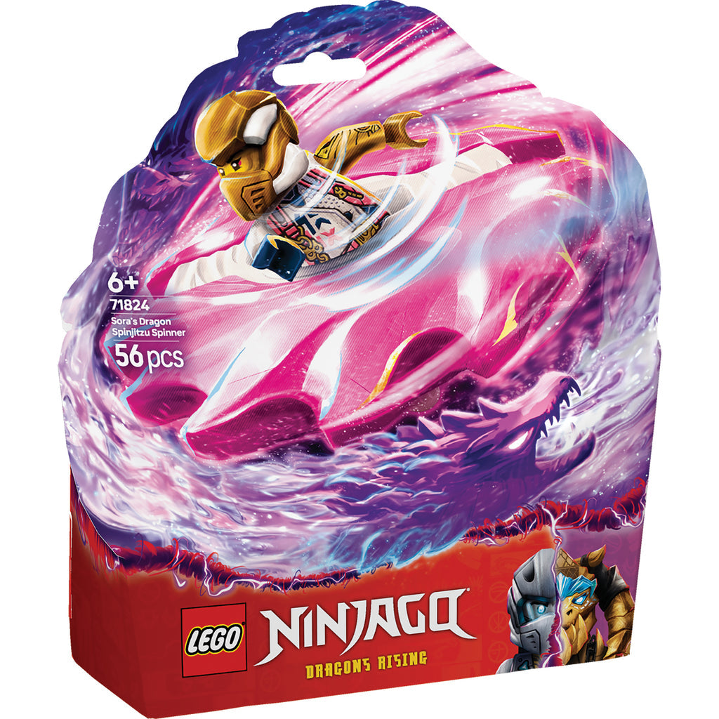 LEGO® NINJAGO® Sora’s Dragon Spinjitzu Spinner - Đồ chơi lắp ráp Con quay Spinjitzu Rồng của Sora (71824) - Hình ảnh sản phẩm