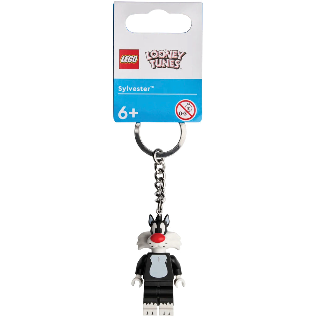 LEGO® Looney Tunes™ Sylvester™ Keyring - Móc Khóa Mèo Sylvester - LEGO 854190 - Hình ảnh sản phẩm