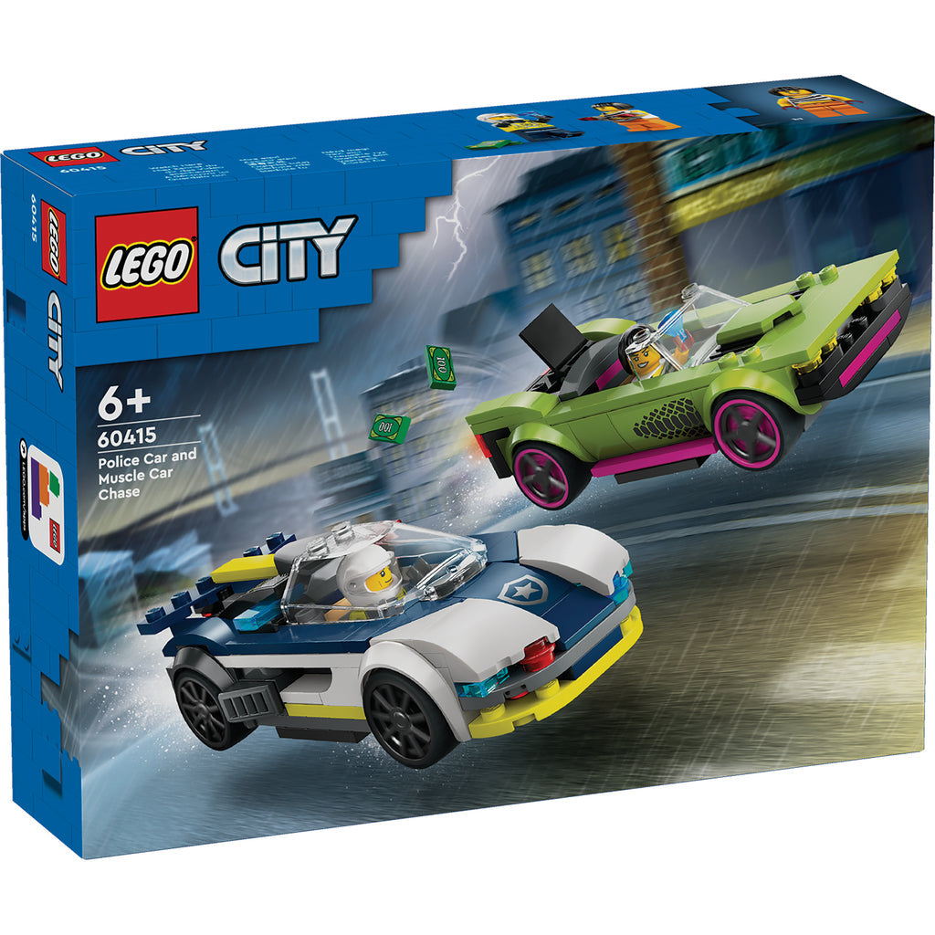 LEGO® City Police Car and Muscle Car Chase - Xe Cảnh Sát Đuổi Bắt Xe Cơ Bắp - LEGO 60415 - Hình ảnh sản phẩm