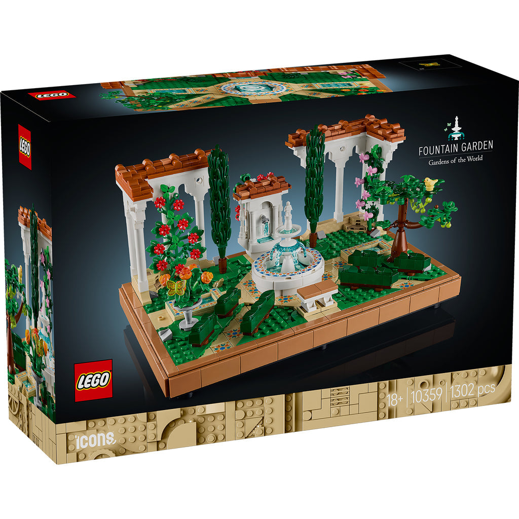 LEGO® ICONS™ Fountain Garden - Bộ Lắp Ráp Khu Vườn Đài Phun Nước - LEGO 10359 - Hình ảnh sản phẩm
