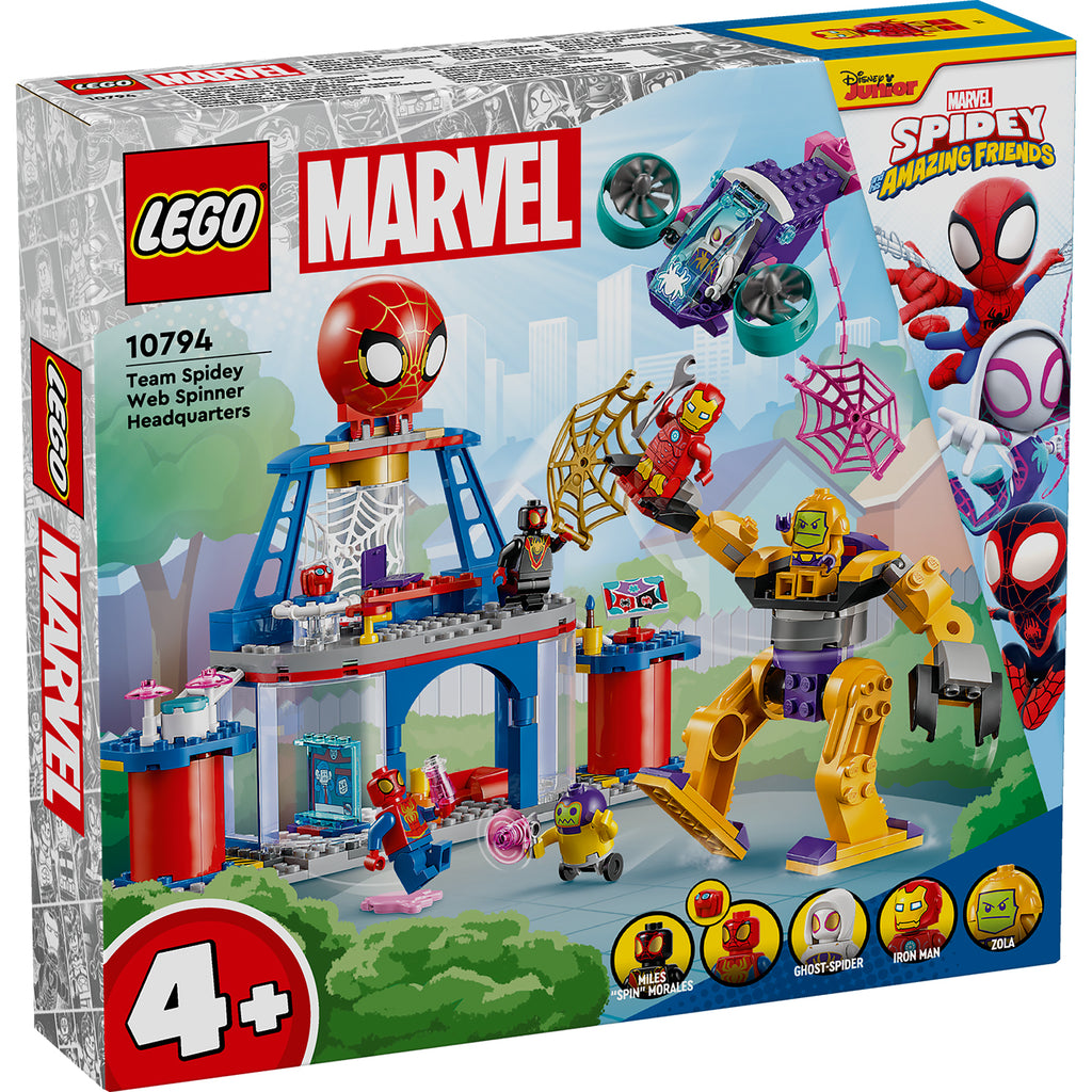 LEGO® Marvel Team Spidey Web Spinner Headquarters - Bộ Đồ Chơi Lắp Ráp Trụ Sở Nhện - LEGO 10794 - Hình ảnh sản phẩm