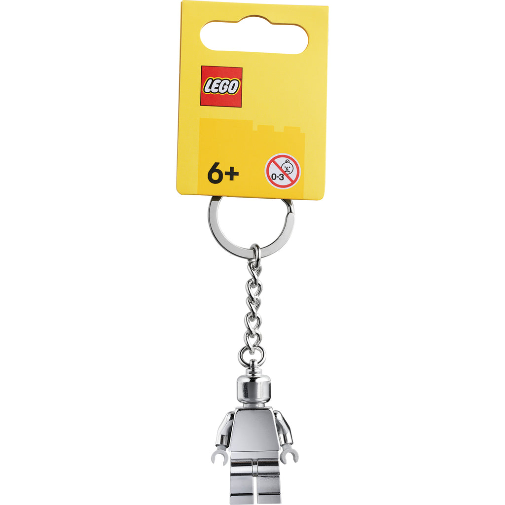 LEGO® Silver Minifigure Keyring - Móc Khóa Nhân Vật LEGO Màu Bạc Chính Hãng - Hình ảnh sản phẩm